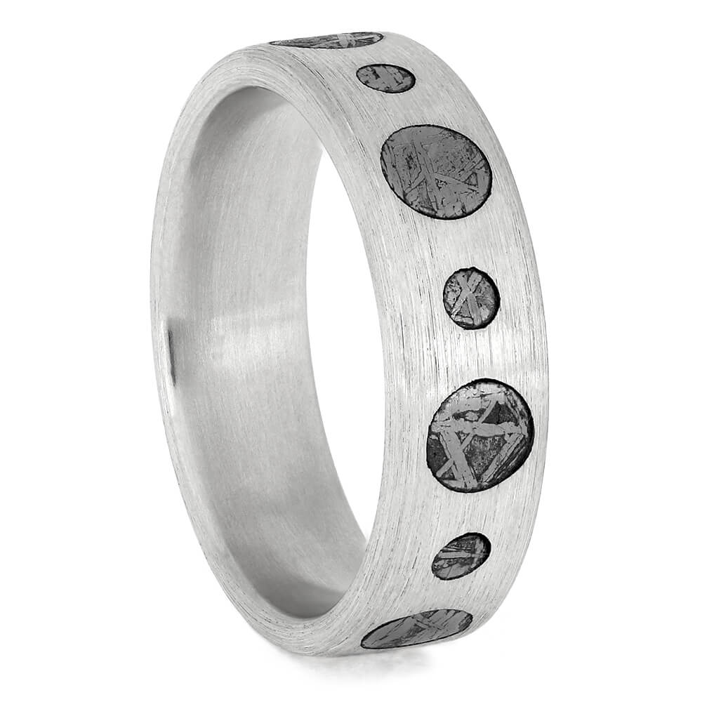 Authentic Meteorite Circles Ring