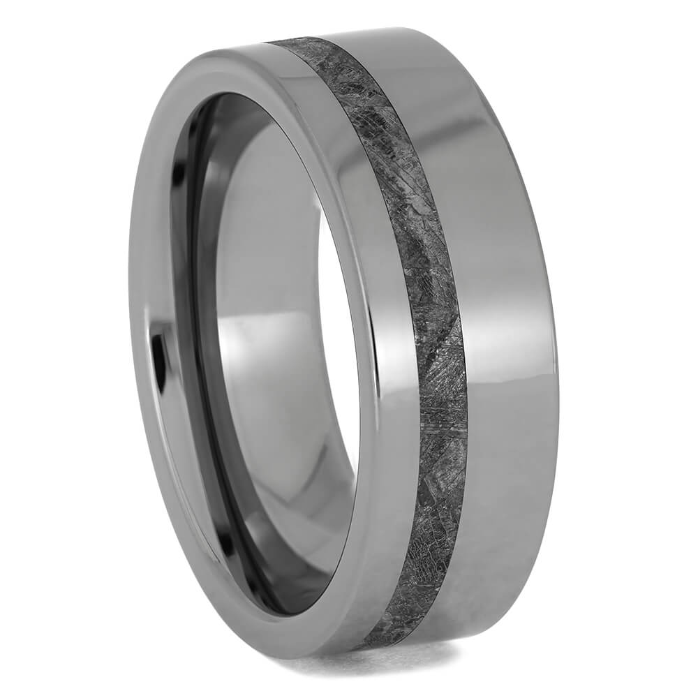 Authentic Meteorite Wedding Bands