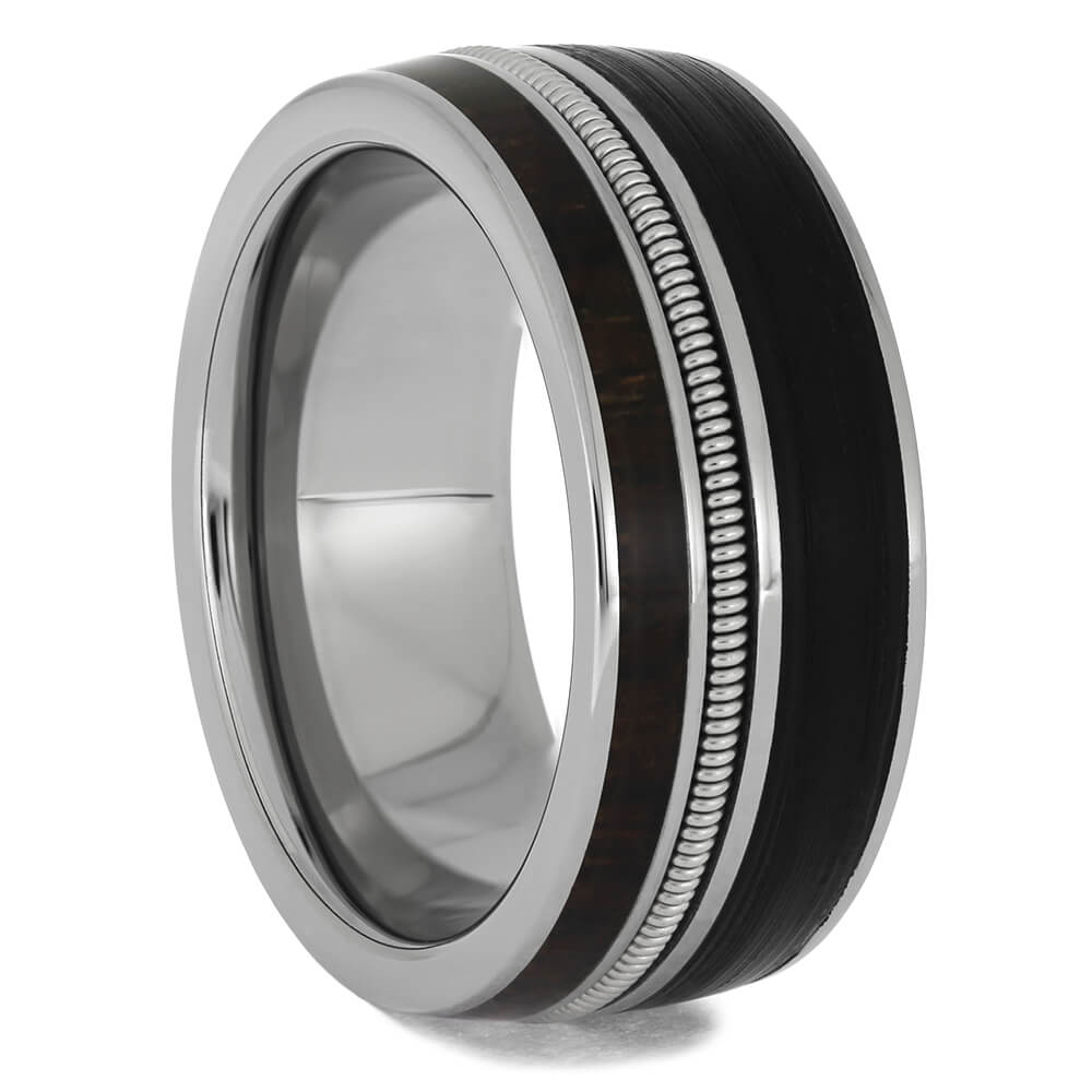 Guitar String and Vinyl Wedding Band