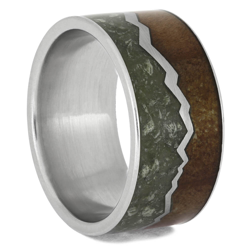 Mountain Range Wedding Bands