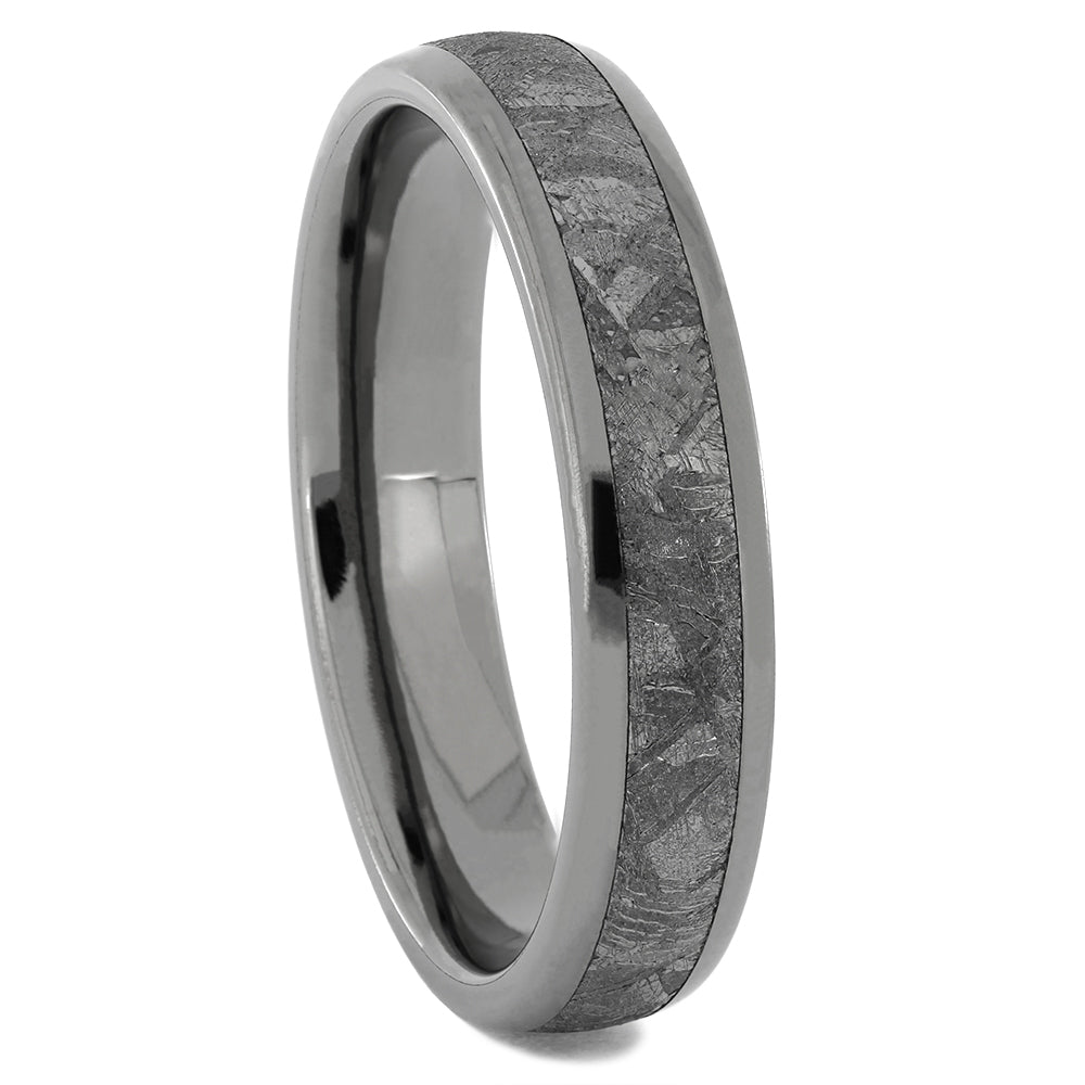 Authentic Meteorite Wedding Bands