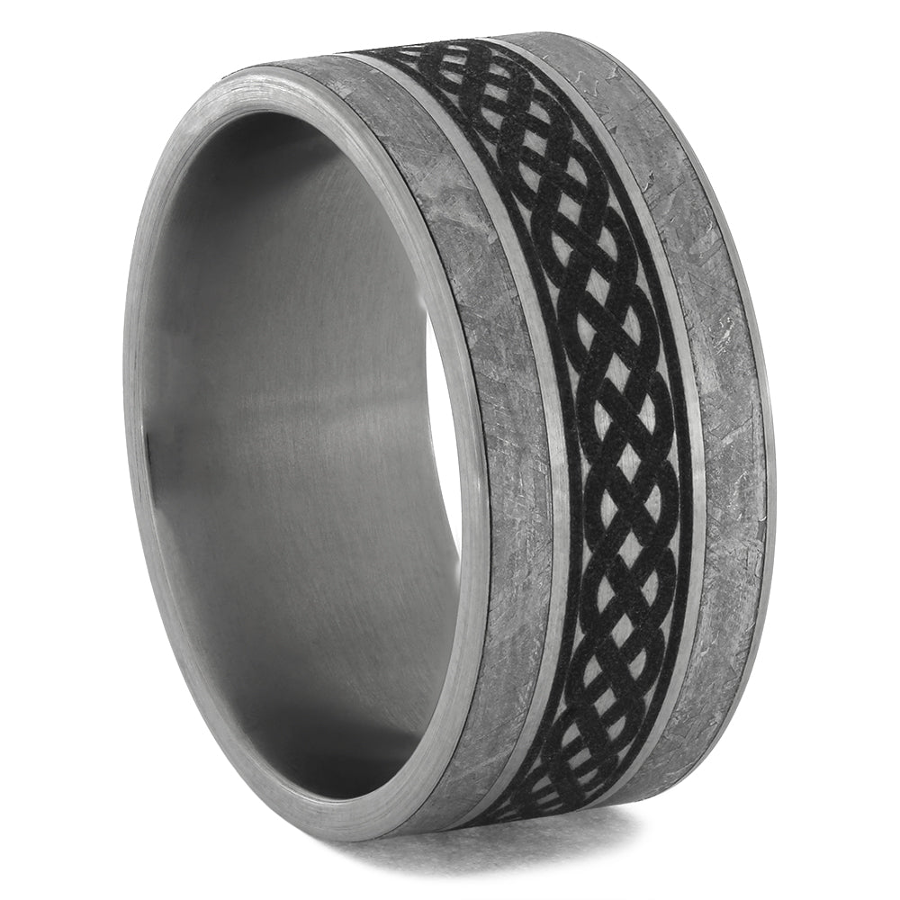 Authentic Meteorite Wedding Bands