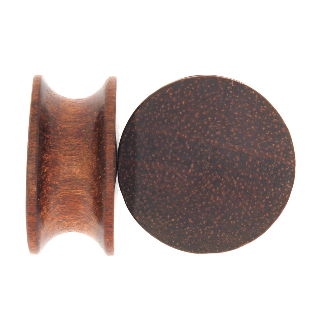 Natural Wood Ear Gauges, Bloodwood Ear Plugs, Wood Jewelry-RS9465 - Jewelry by Johan