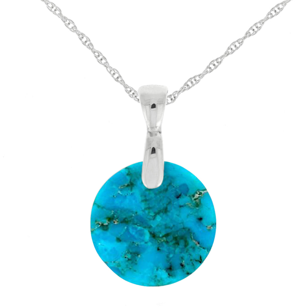 Round Turquoise Necklace