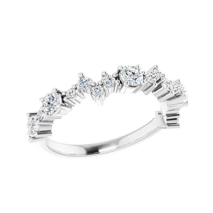 Diamond Fashion Wedding Band