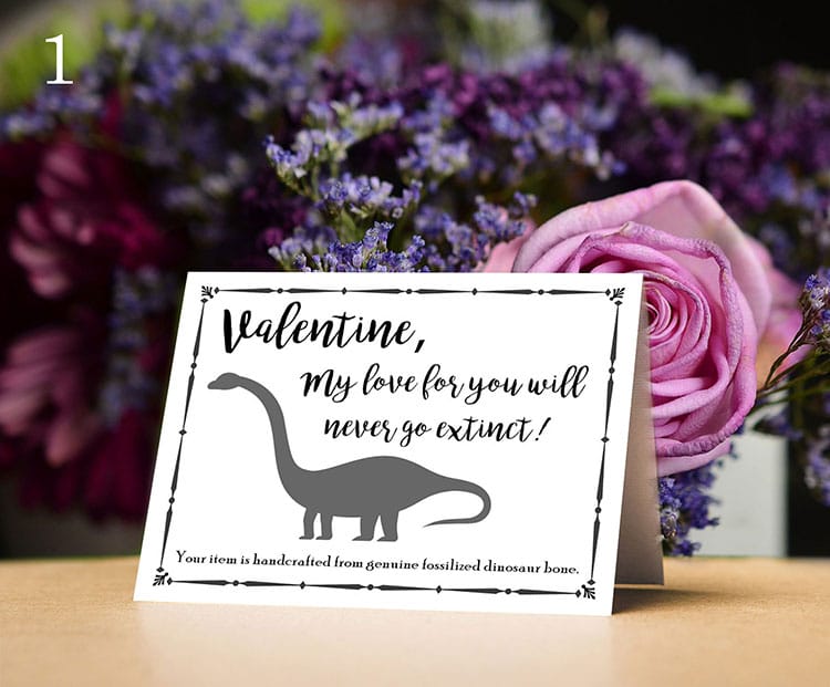 Mini Valentine's Day Card, Three Message Options-SRV14 - Jewelry by Johan