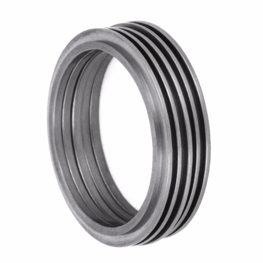 Titanium Modern Stack Rings, Five Titanium Bands-2123 - Jewelry by Johan
