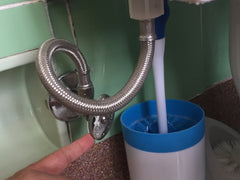 Shut off water valve bidet installation