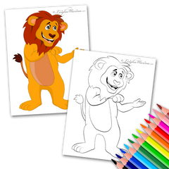 Lion Coloring Page