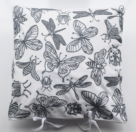 Bugs and butterflies cushion covers