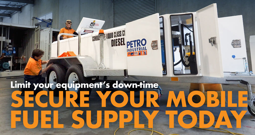 Limit your equipments down time with a PETRO Self Bunded Fuel Trailer