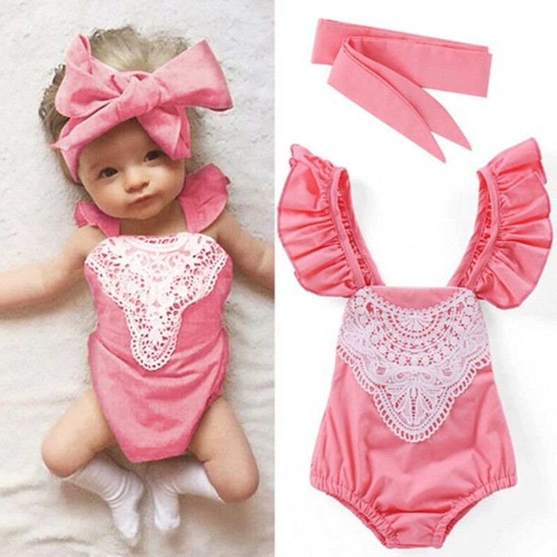Baby Kids Girls Romper