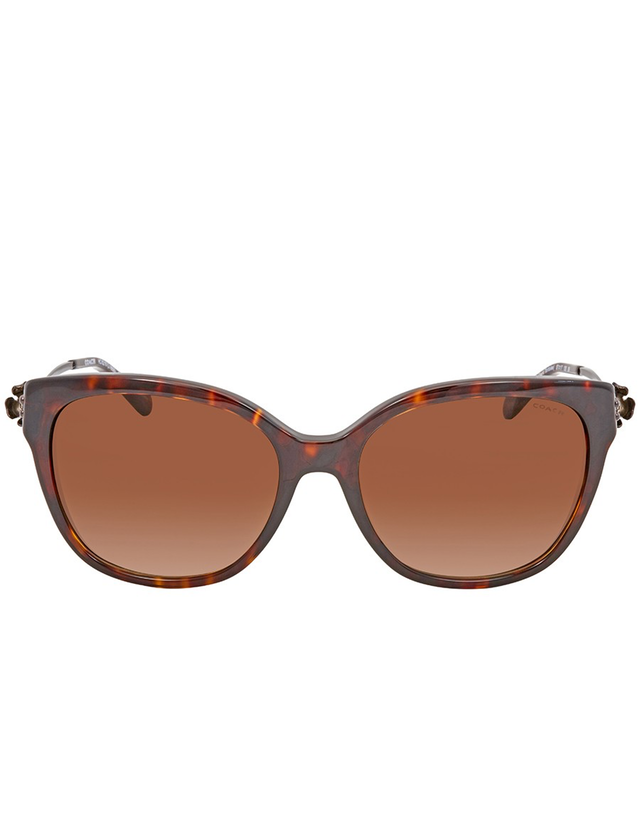 COACH BROWN GRADIENT SQUARE SUNGLASSES