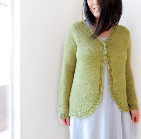 Intrigue Knitted Cardigan Pattern by YellowCosmo