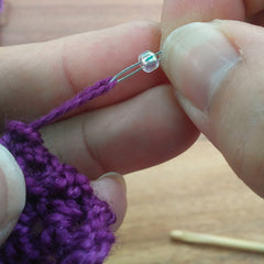 adding beads to crochet 3