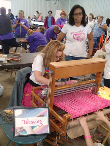 Sheep to Shawl Contest at Wisconsin Sheep and Wool Festival 2018