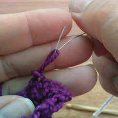 adding beads to crochet 2