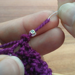 adding beads to crochet 4