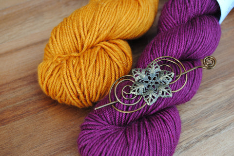 Dunalastair colorway pairing from Sun Valley Fibers 