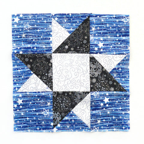 Blue Holidays Star Block #2