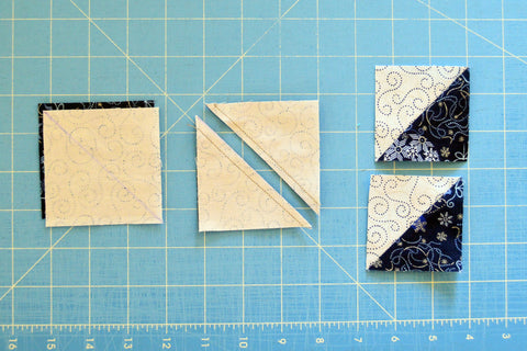 Blue Holidays Quilt Along Star Block #3