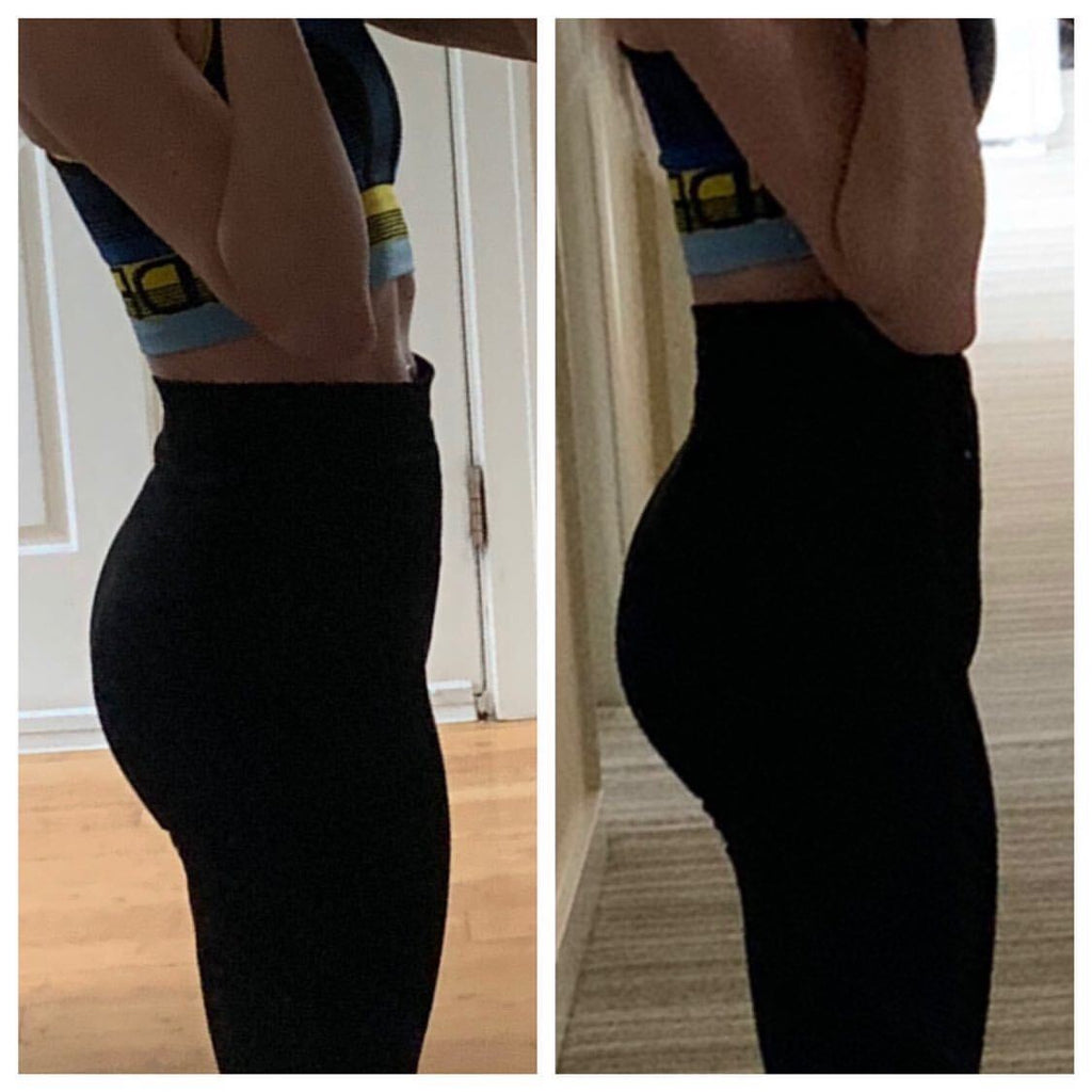 butt before and after squats