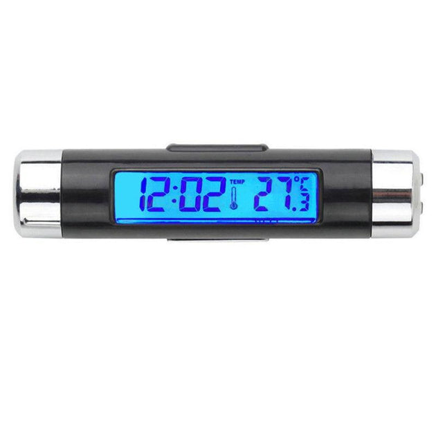 Perfect Car Auto Digital LED Electronic Time Clock Thermometer With Backlight
