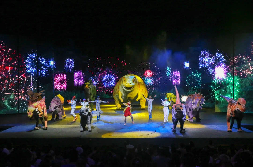 dinosaur show in song cheng hangzhou