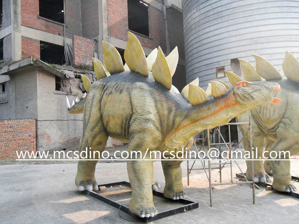 Restoring Animatronic Dinosaur Stegosaurus