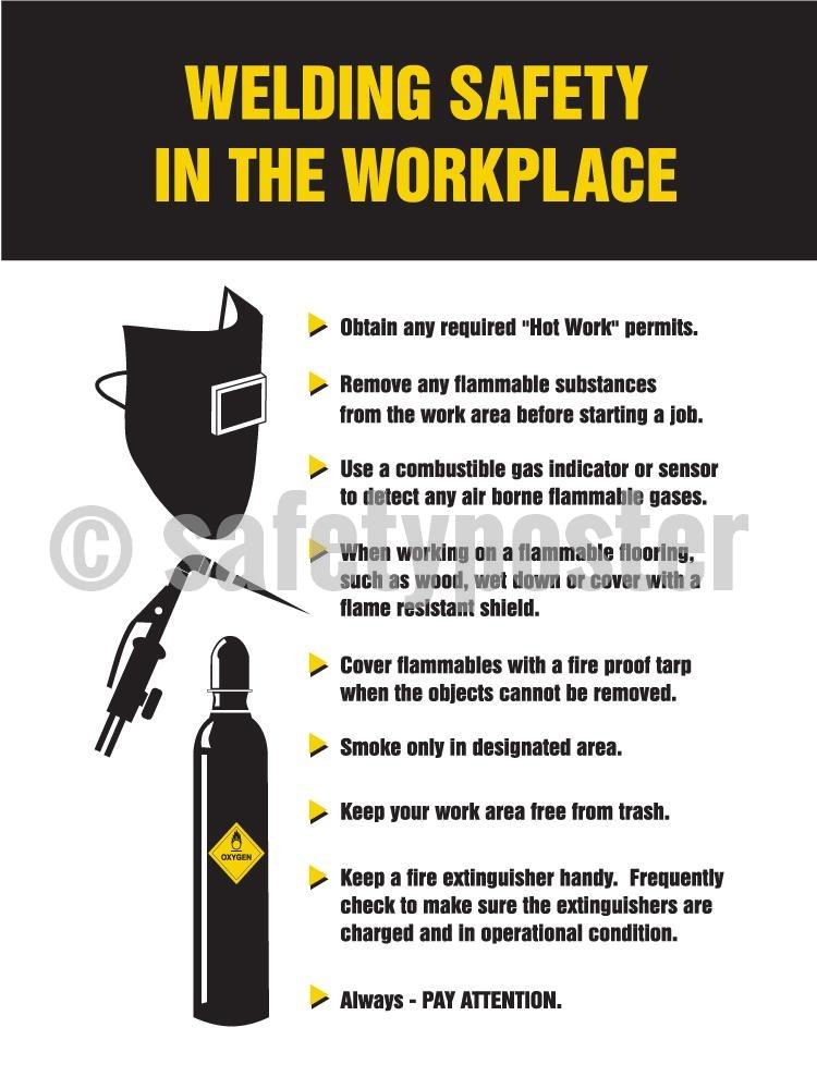 Welding Safety in the Workplace - Safety Poster