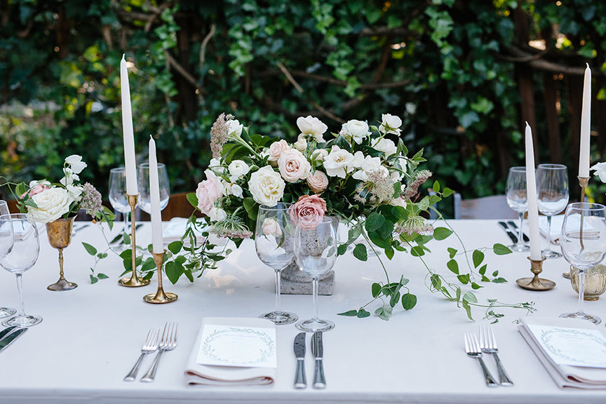 Greenery escort cards illustrated by Lana's Shop