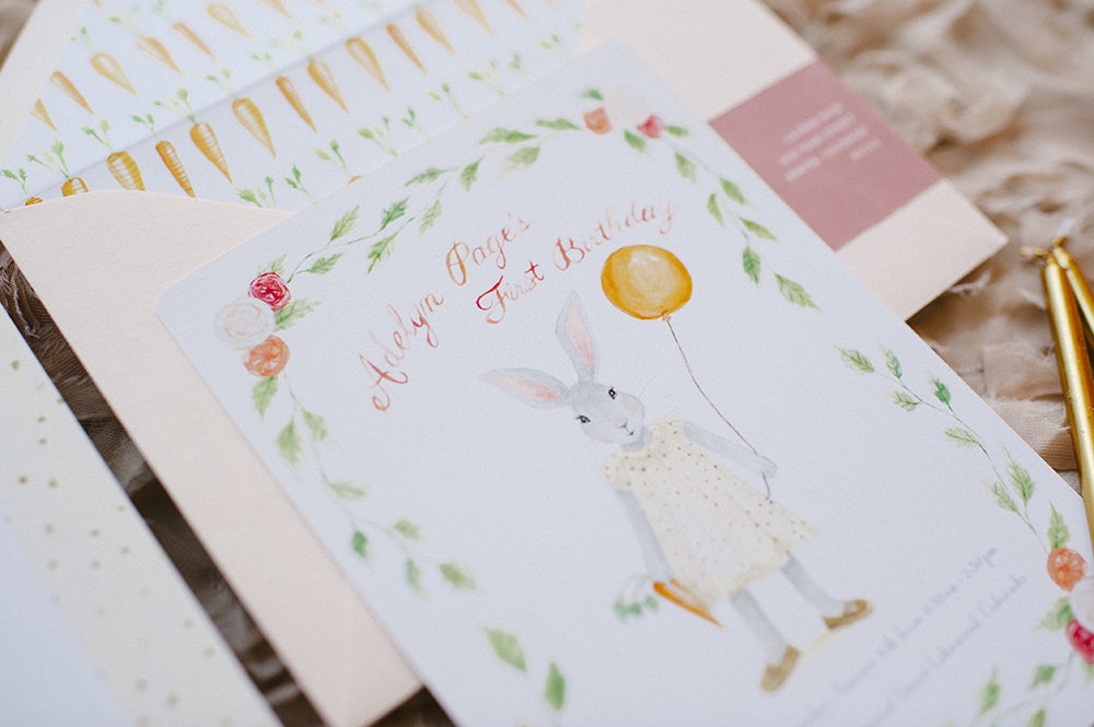 Sweet Bunny Birthday illustrated by Lana's Shop