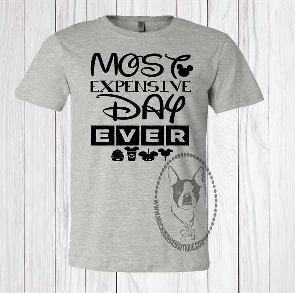 most expensive day ever shirt disney