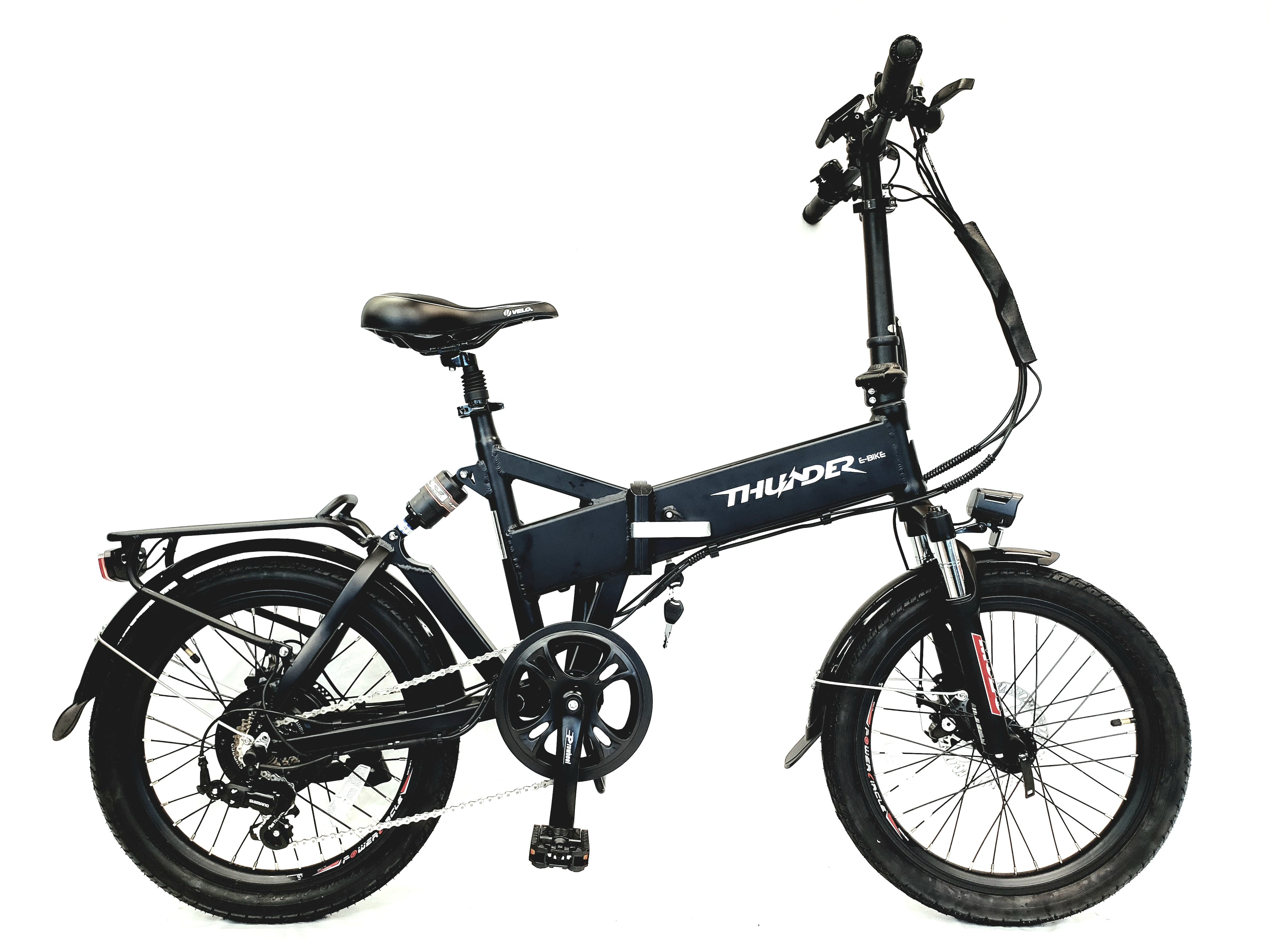 thunder electric folding mountain bike