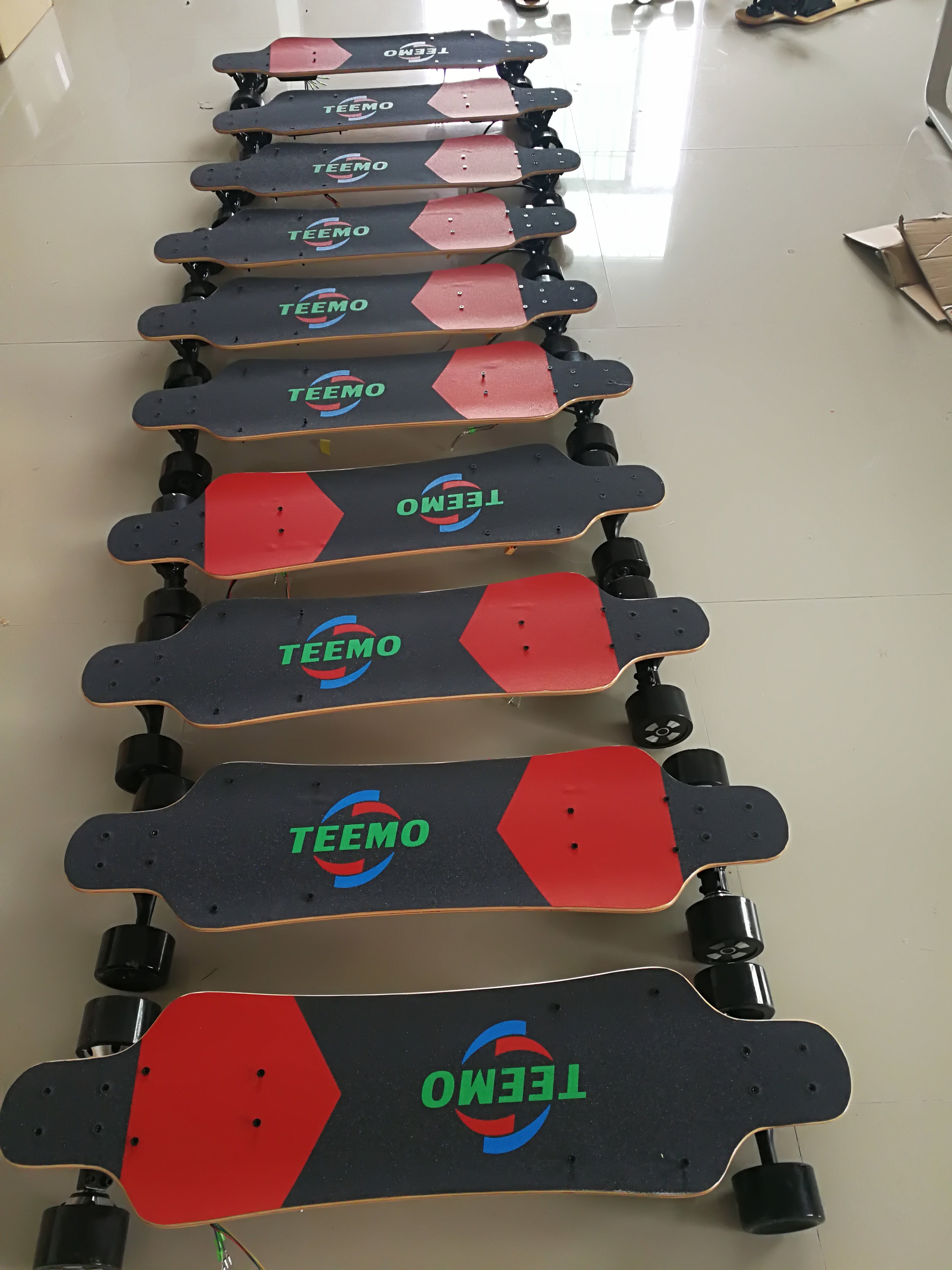 EEMO BOARD long board electric skateboard assembly process