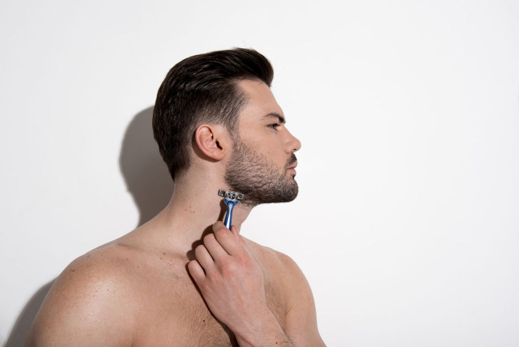 safety razor for beard shaping