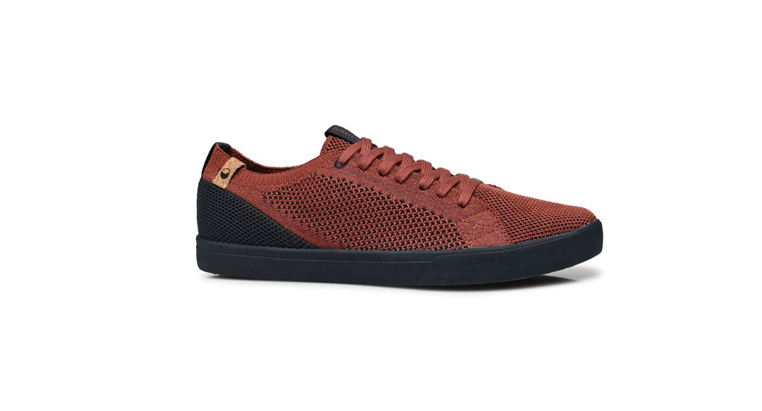 Tekstschrijver Panter Diplomaat Cannon Knit II Burgundy: Recycled and Stylish Men's Shoe - Saola Shoes