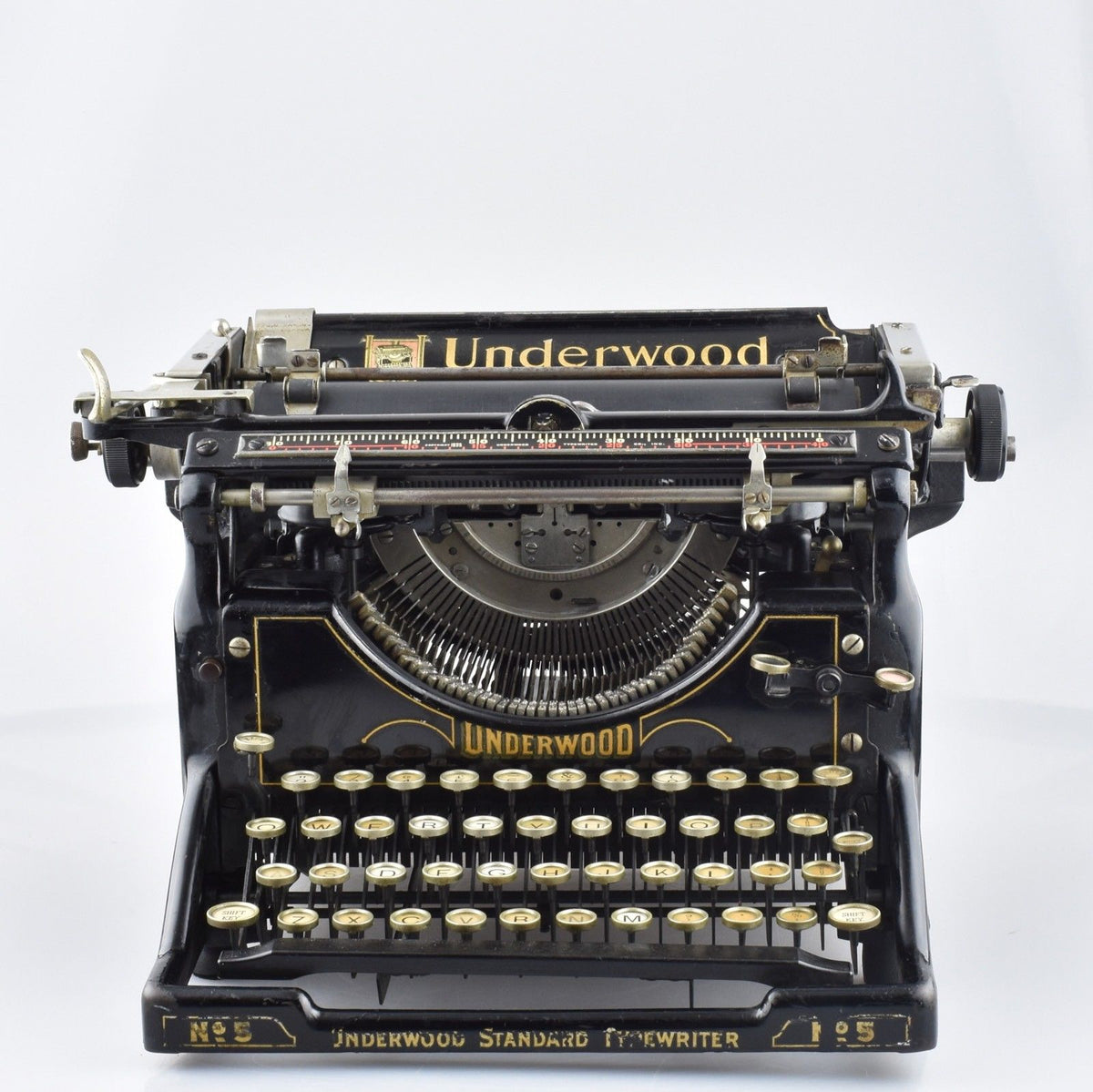 Underwood Number 5 Typewriter " Excellent Working Order" – Mr & Mrs