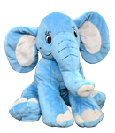 16 inch blue elephant