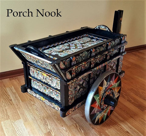 Porch Nook's Object Lesson | Costa Rican Ox-Cart Festival Wagon