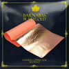 Barnabas Blattgold: Professional Quality Genuine COPPER Leaf Sheets, 25 Sheets, 5.5 inches 