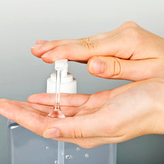Adhere to these rules when making your hand sanitizer: •	Make the hand sanitizer in a clean space. Wipe down counter tops with a diluted bleach solution beforehand. •	Wash your hands thoroughly before making the hand sanitizer. •	To mix, use a clean spoon and whisk. Wash these items thoroughly before using them. •	Make sure the alcohol used for the hand sanitizer is not diluted. •	Mix all the ingredients thoroughly until they are well blended. •	Do not touch the mixture with your hands until it is ready for use.