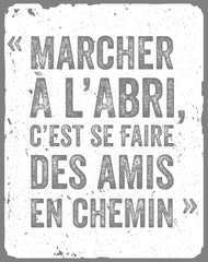 Marcher à l'abri