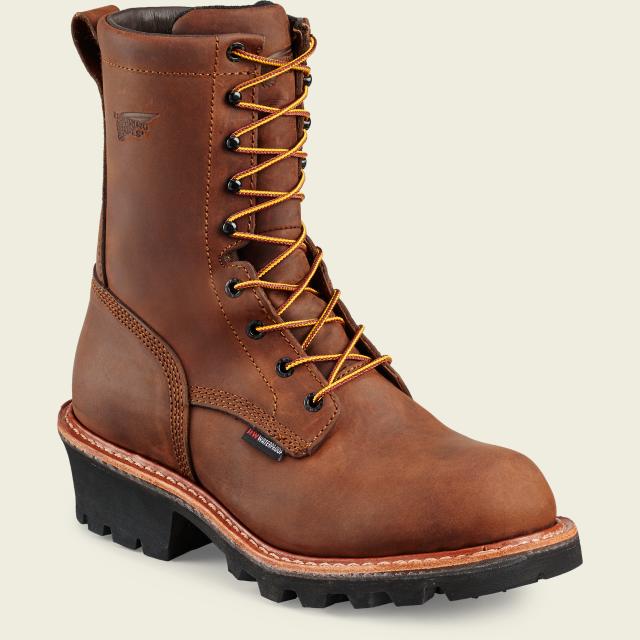 red wing insulated logger boots