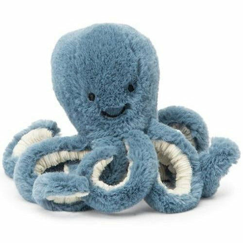 blue mini octopus plush