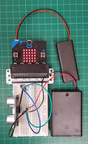 micro:bit HC-SR04 Wiring