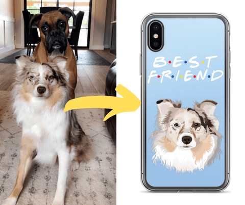 Custom phone case dog death gift