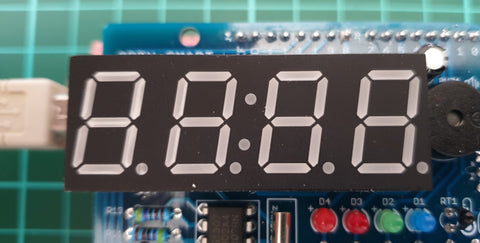 LED Real Time Clock Temperature Sensor Shield for Arduino