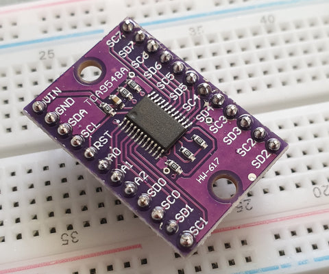 TCA9548A I2C Multiplexer 1-to-8 Breakout Board