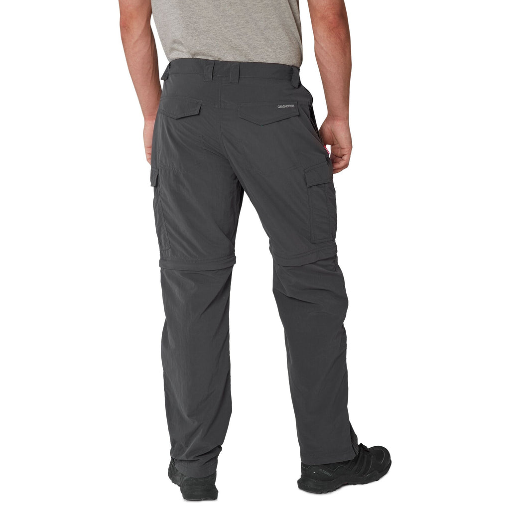 CRAGHOPPERS MENS  NOSILIFE CONVERTIBLE TROUSERS EXTRA LONG LEG 